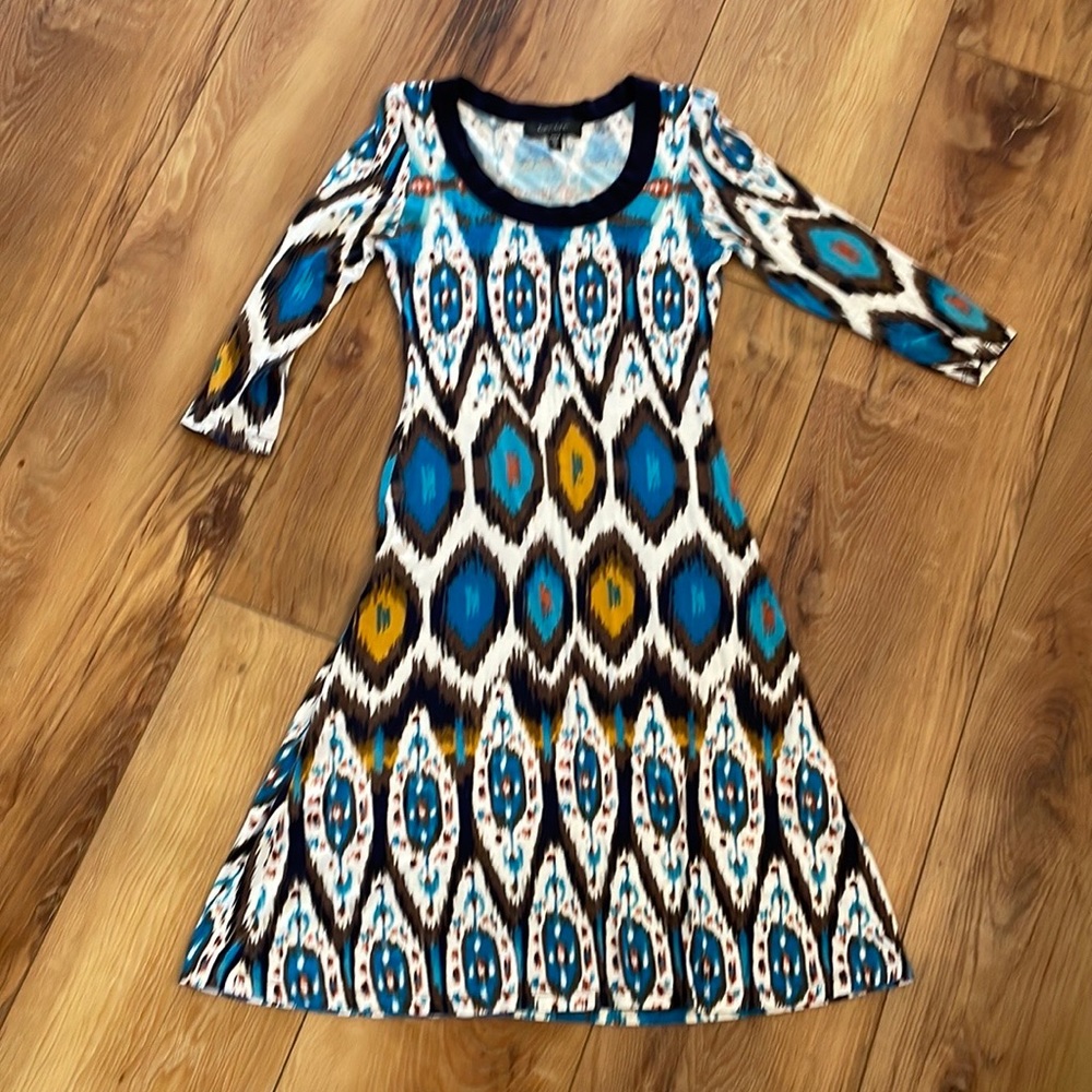 Karen Kane XS Ikat A Line Dress